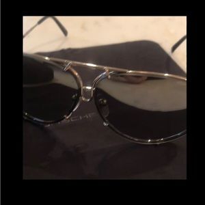 Porsche Design Titanium Silver Grey Gradient Sunglasses Unisex p8478b